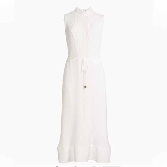 Milly Melina pleated midi dress size 2 - Picture 2 of 2